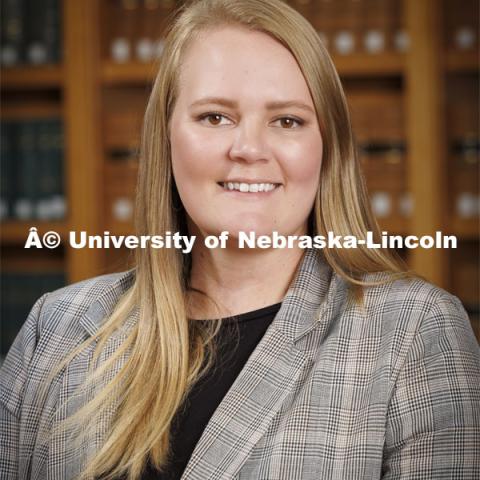 Kelsey Van Patten, Paralegal Supervisor/Program Manager, College of Law staff. College of Law portrait session. August 20, 2024. Photo by Craig Chandler / University Communication and Marketing.